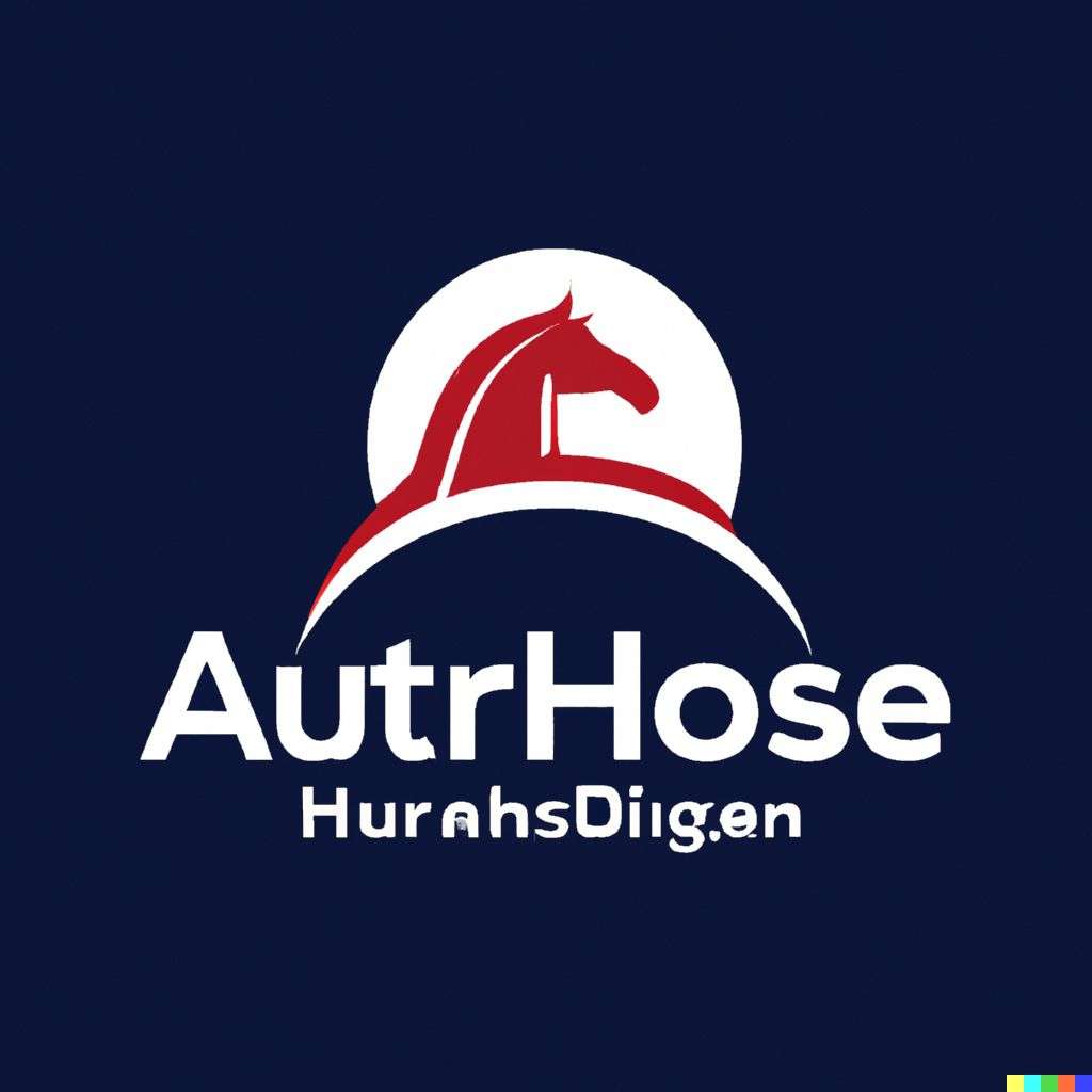 a horse, auto company logo design